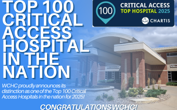 WCHC Recognized as a Top 100 Critical Access Hospital for the Third Time in Recent Years